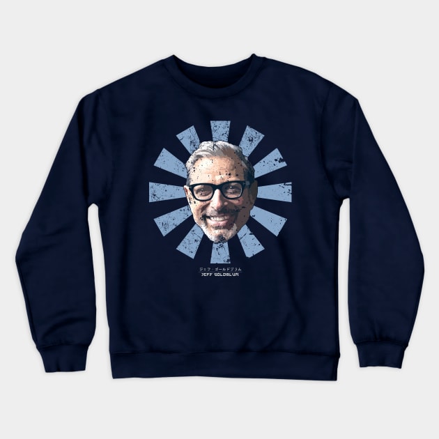 Jeff Goldblum Retro Japanese Crewneck Sweatshirt by Nova5